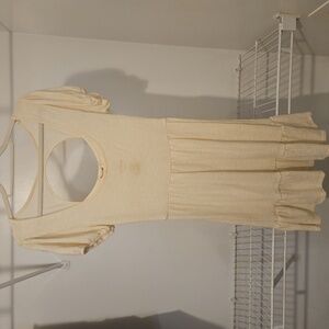 Rolla Coster Cream Open Back Dress